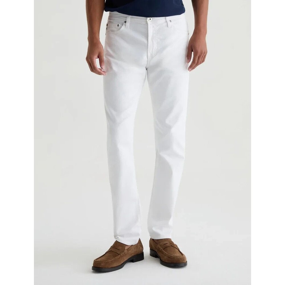 AG JEANS Mens Size 29x34 White Wash Modern Slim Denim TELLIS $198